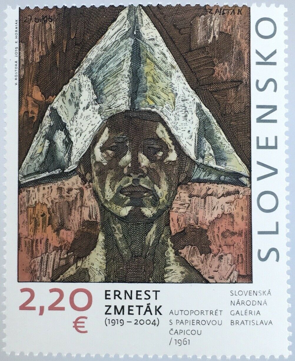 Slowakei Slovakia 2019 Nr. 886 Ernest Zmetak Bekannter Kunstsammler Gemälde